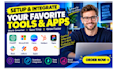 setup chatgpt microsoft 365 canva hubspot figma slack jotform zapier integration