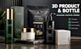create 3d product, bottle, packaging and realistic mockups