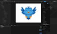 create character mascot rive, lottie animations web and app