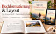 buchformatierung fur amazon KDP, kindle e book formatierung, buchgestaltung
