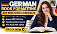 german book formatting, kdp book publishing, germany paper back formatting