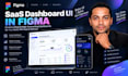 design saas dashboard web app interfaces UI UX admin panel in figma