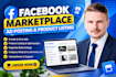 set up facebook marketplace, fix fb marketplace issues, and optimize listings