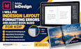 fix indesign layout formatting errors and adjust book bleed for kdp