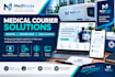 build a medical courier website, delivery app, logo ,banner