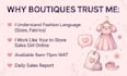 be your instagram dm and whatsapp manager for fashion, boutique, clothing store