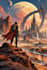 design a captivating sci fi book cover with futuristic artwork