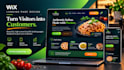 design a wix restaurant website with online menu and ordering