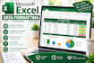 do microsoft excel data entry, formatting and spreadsheets tasks