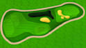 create a realistic 3d golf course design, golf club and landscape rendering