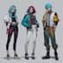 make cyberpunk character art