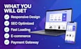design modern responsive business website in wordpress wix framer