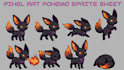create pixel art pokemon sprite design 8bit 16bit character retro game sprites