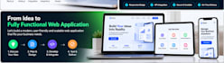 develop a custom web application using react and nodejs