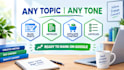 write SEO optimized blog posts and ai articles using chatgpt