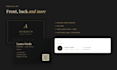 design a modern ,print ready business cards