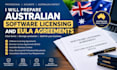 prepare australian software licensing and eula agreements