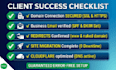 set up domain, custom email, hosting, migrate your website