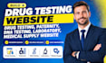 drug testing website, paternity, dna testing, laboratory, medical supply website