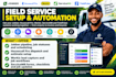 setup crew control time tracking torque360 work orders joblogic dispatch routing