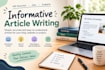 write engaging blog posts and informative articles