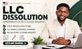 dissolve llc, file llc dissolution and llc amendment with the state