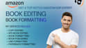 book formatting, book editing, amazon KDP paperback