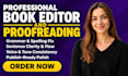 do book proofreading and book editing