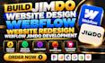 build jimdo website design webflow website redesign webflow jimdo developement