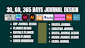 create 365 days journal, digital journal,redesign journal,canva workbook,planner