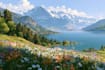 design a landscape illustration
