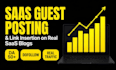 do saas guest posting and link insertion on high da saas blogs