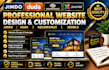 design jimdo, duda, squarespace, and joomla websites professionally