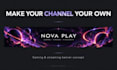 design a custom youtube channel banner