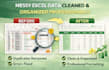 clean, format, merge and split excel data