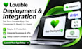 deploy lovable app, fix hosting and integrate supabase apis