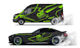 design a custom car wrap and vehicle graphics