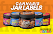 design premium cannabis jar labels and weed packaging