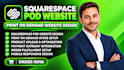 redesign squarespace printify printful store design squarespace landing page seo