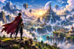 create epic rpg game environments and fantasy scenery