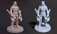 create detailed 3d printable miniatures and custom figurine models