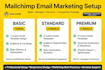 create and setup mailchimp email campaign newsletter