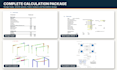 do beam sizing and structural calculations for permit