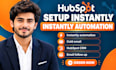 build instantly cold email follow ups reply tracking hubspot crm integration