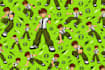 design cute cartoon seamless patterns for fabric and products