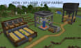 build minecraft automatic farms, iron farms, xp farms java bedrock