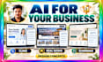 build an ai chatbot, grok bot, ai website development as ai engineer