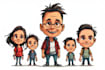 create unique and funny caricature art