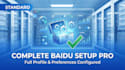 set up baidu webmaster tools and submit your sitemap