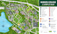 design a campus map, university map, vector map for your school